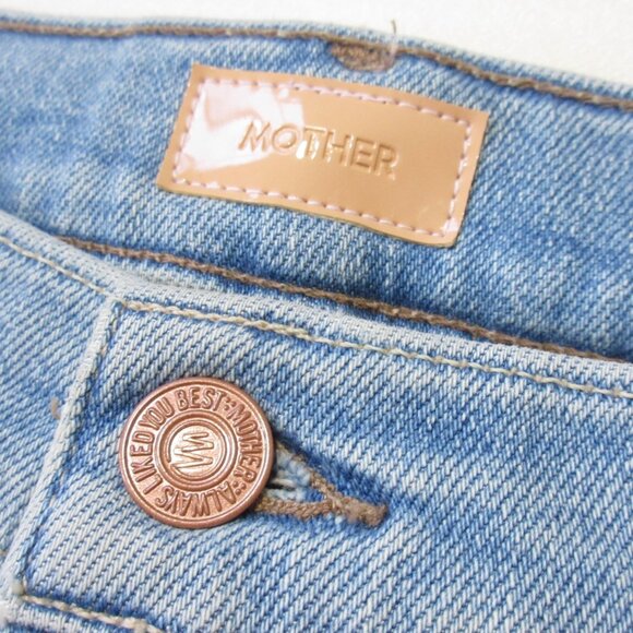NWT Mother The Weekender Fray in California Cruiser Stretch Flare Jeans 33 - Picture 4 of 11